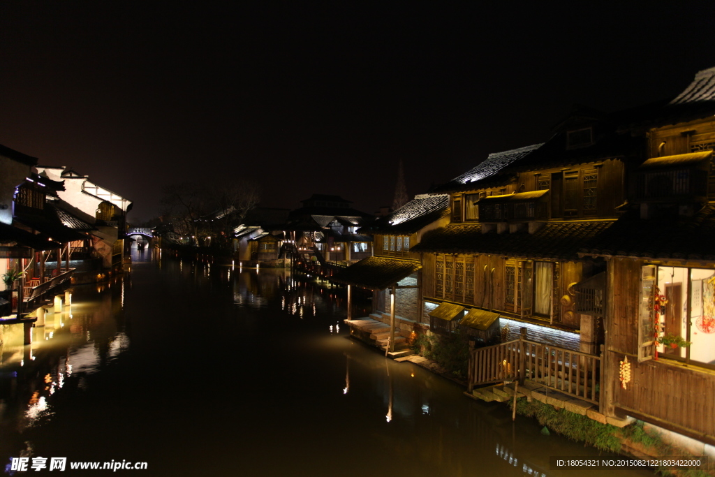 江南 古镇 乌镇 西塘  夜景