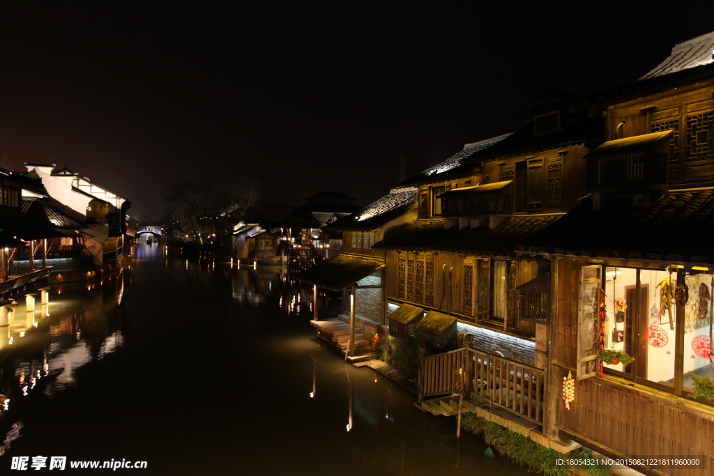 江南 水乡 古镇 西塘  夜景