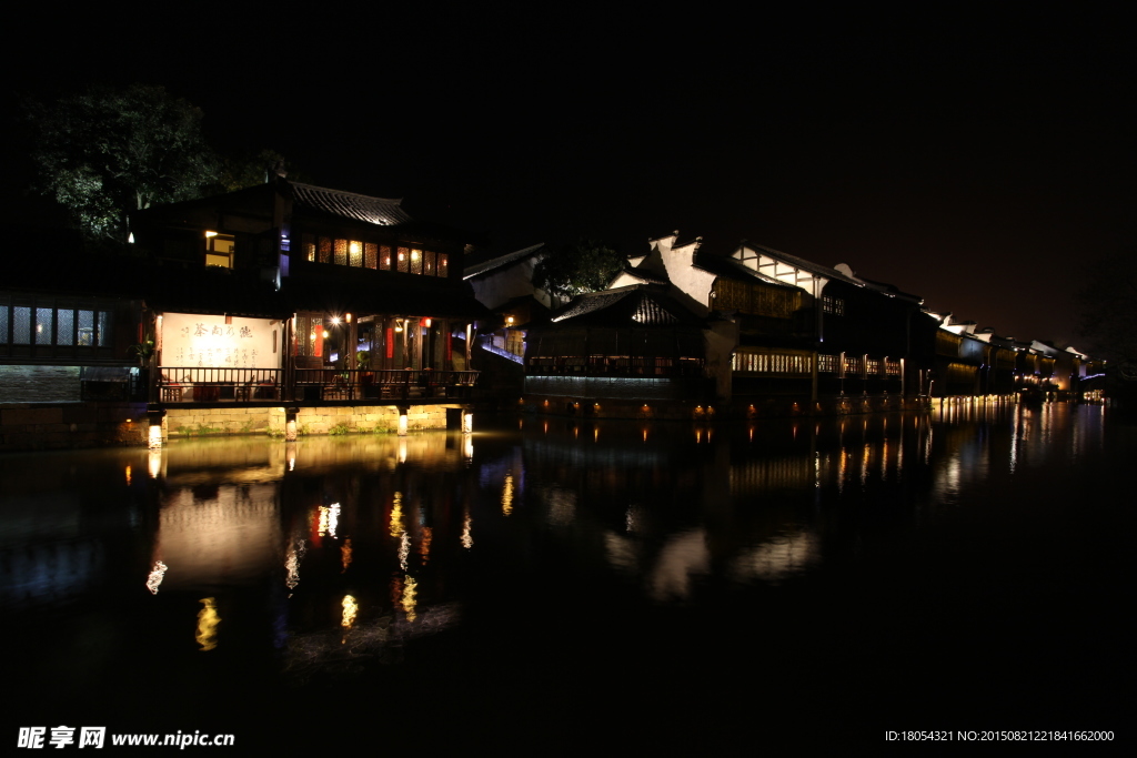 江南 水乡 古镇 西塘  夜景