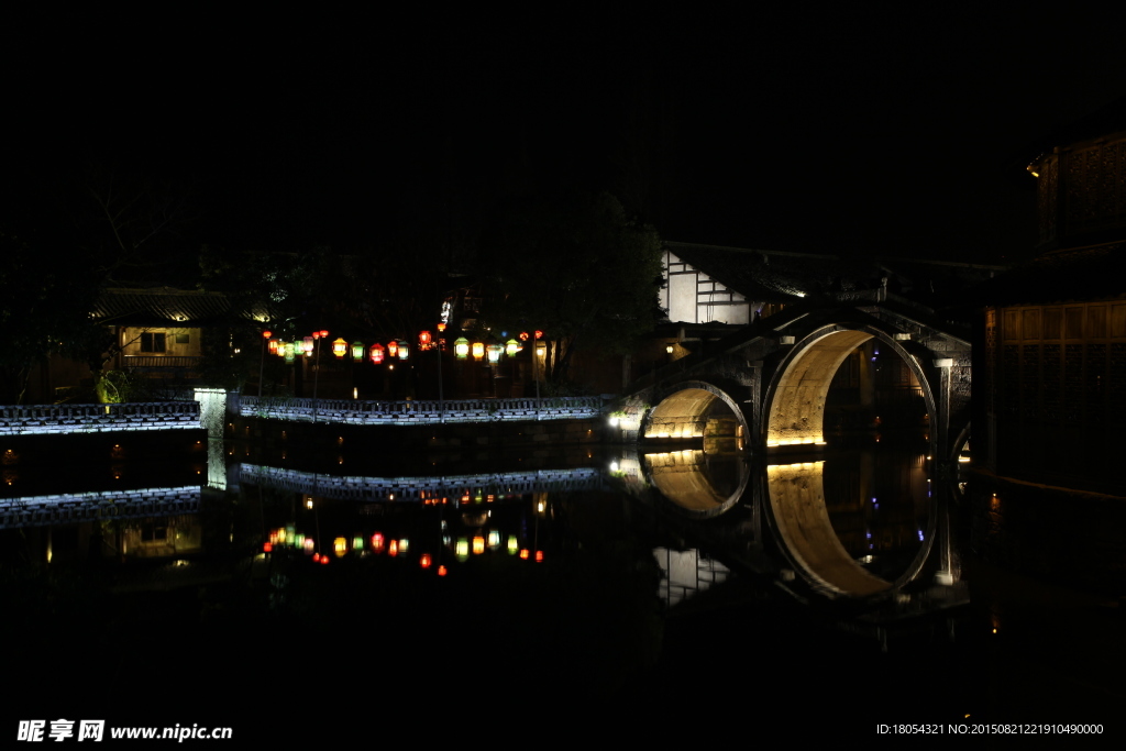 江南 水乡 古镇 西塘  夜景