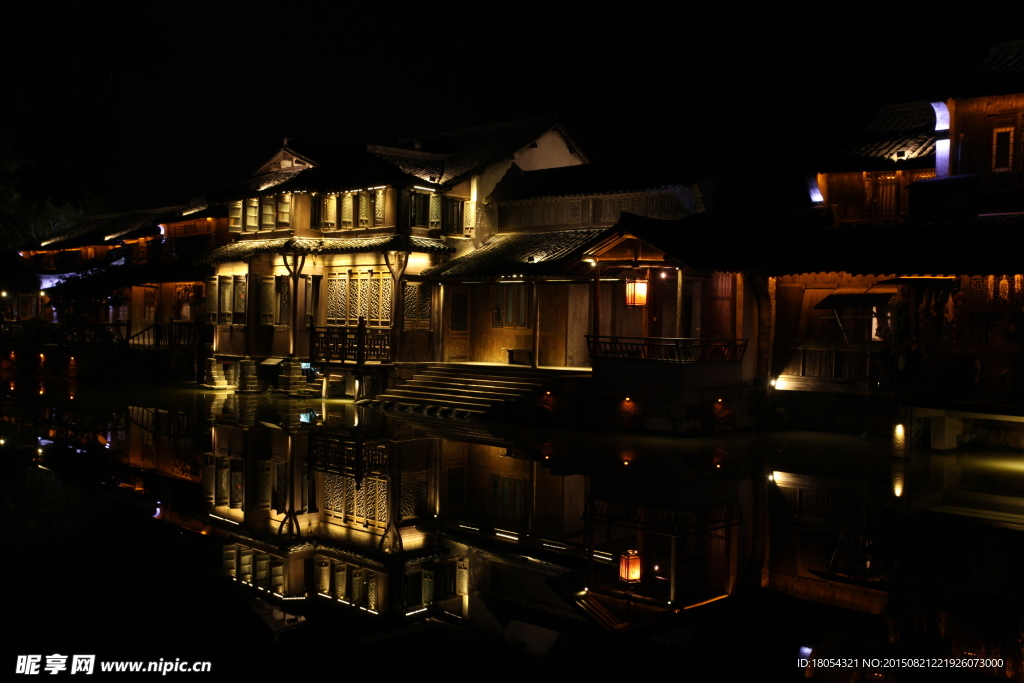 江南 水乡 古镇 西塘  夜景