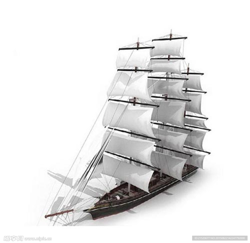 三柱帆船