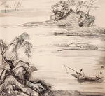 水墨山水画