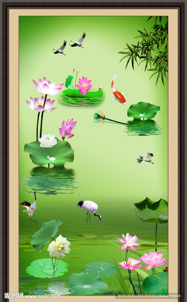 荷花图
