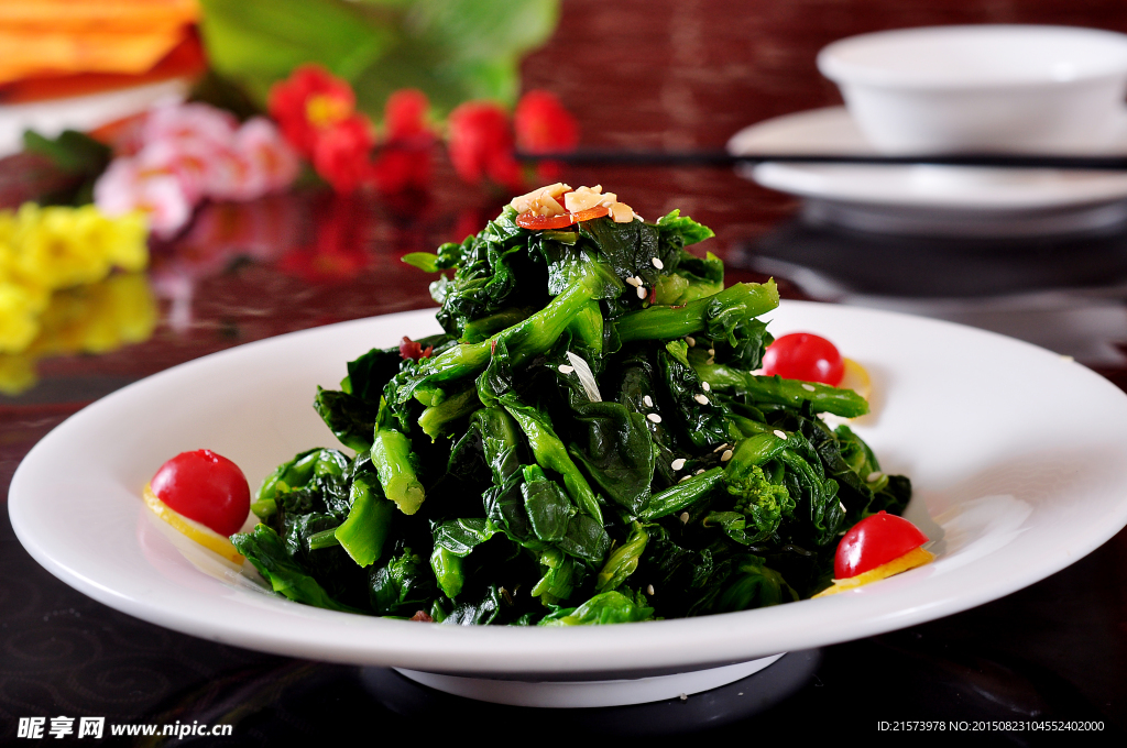 蒜香油菜心