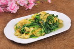 菠菜炒鸡蛋
