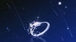 浪漫星空天使戒指婚礼大屏视频