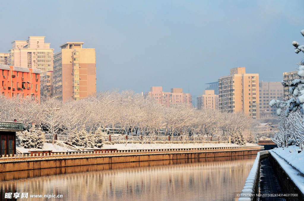 城市冬景