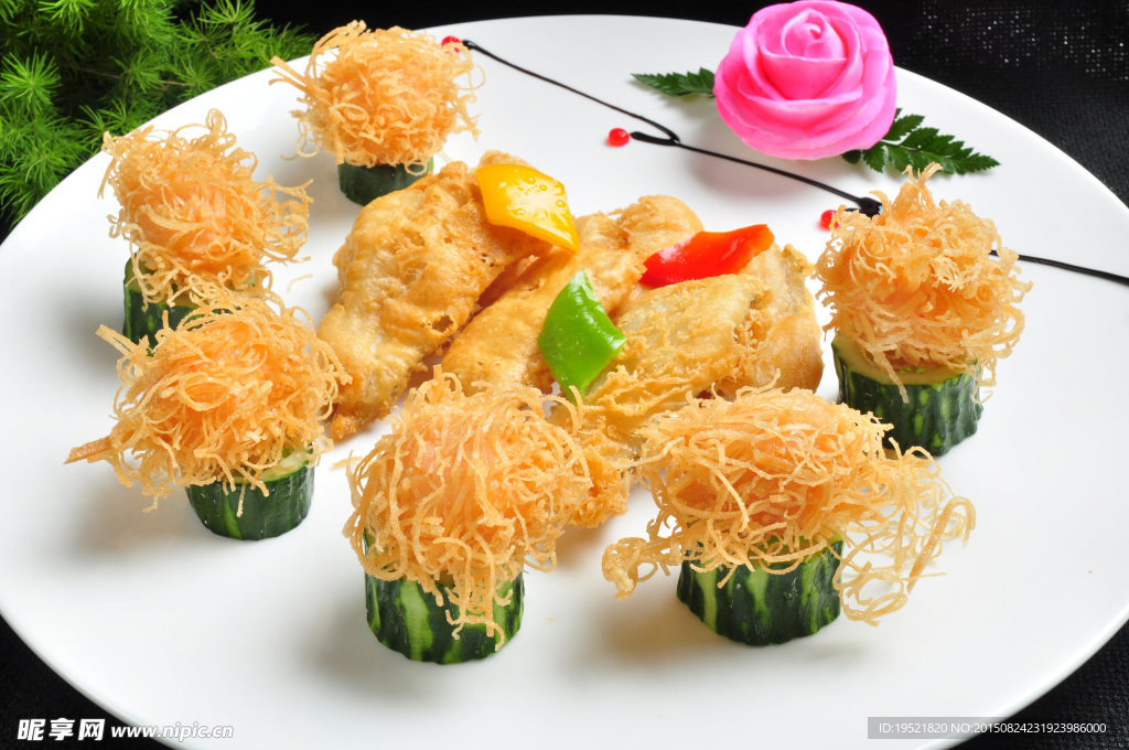 灌汤虾球九肚鱼