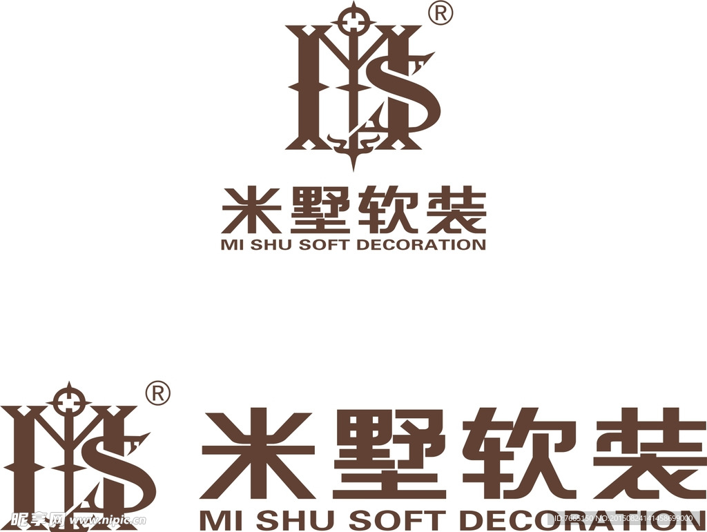 米墅软装logo