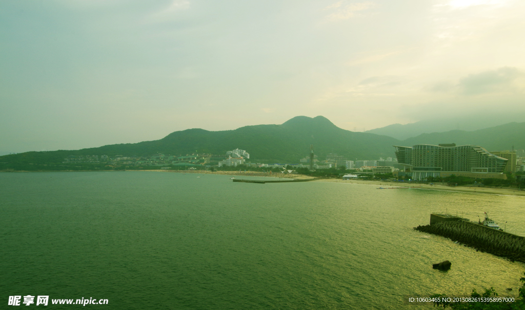 海滨黄昏