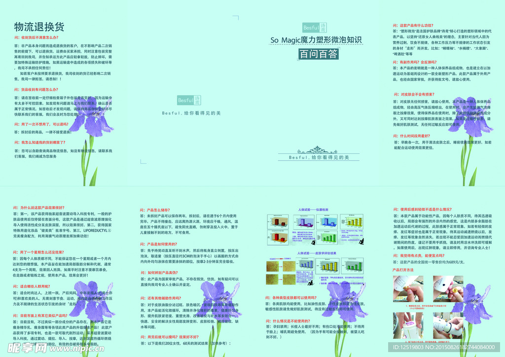 产品问答折页