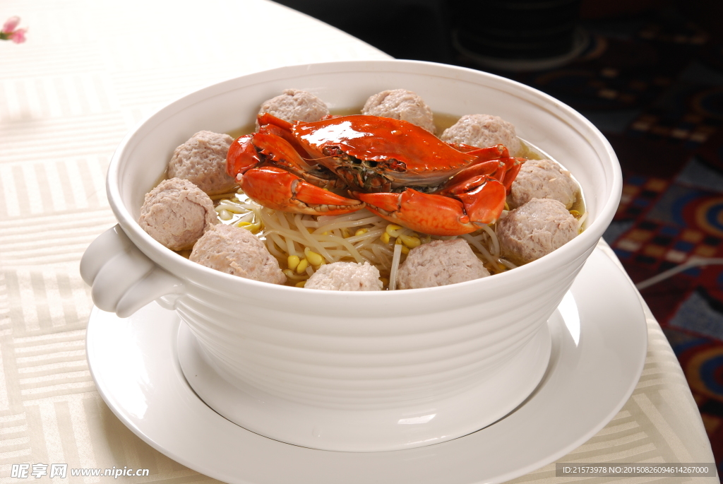 海蟹肉丸汤