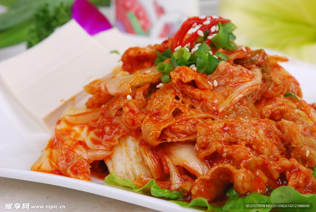 泡菜豆腐