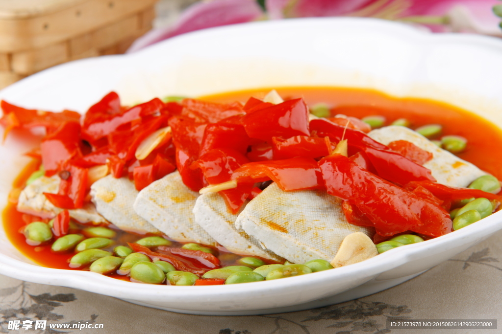 毛豆米蒸臭豆腐