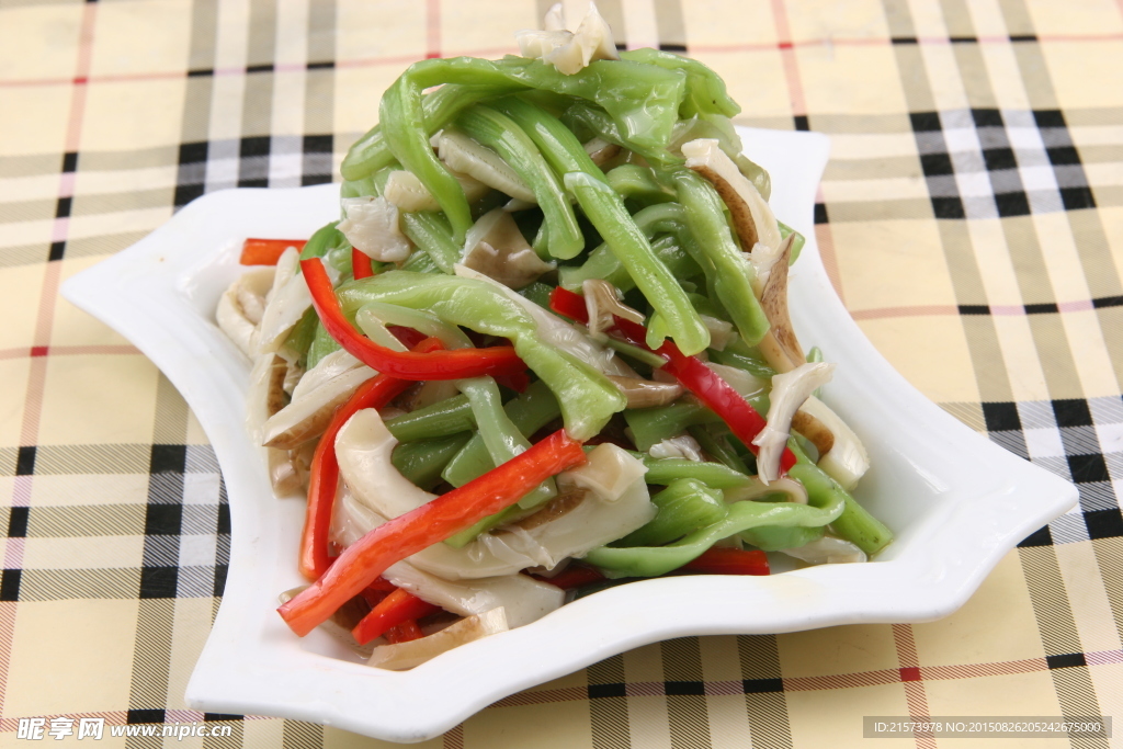 贡菜拌鲍菇