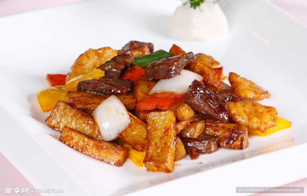 杏鲍菇爆牛肉