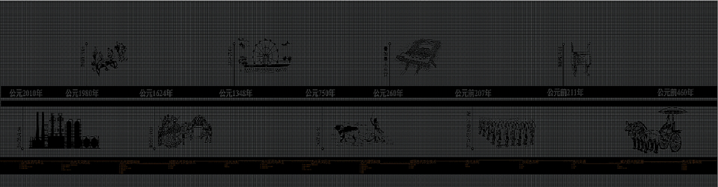 科技长廊玻璃 矢量图案科技元素