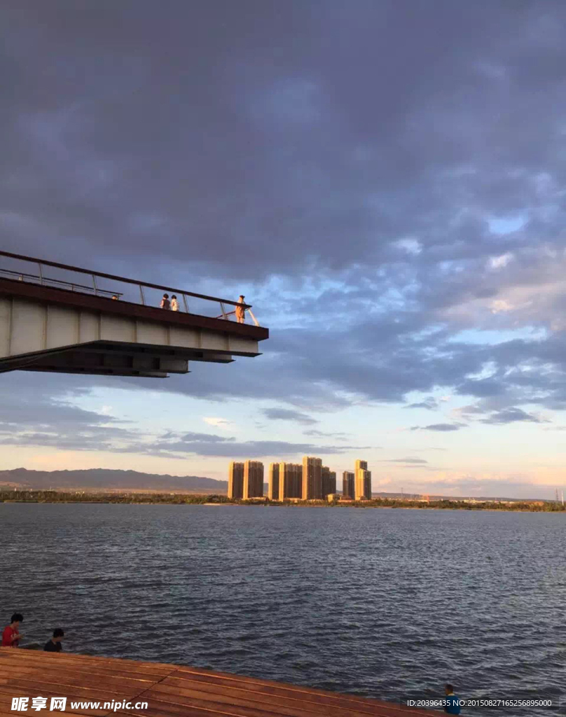 文瀛湖夜景