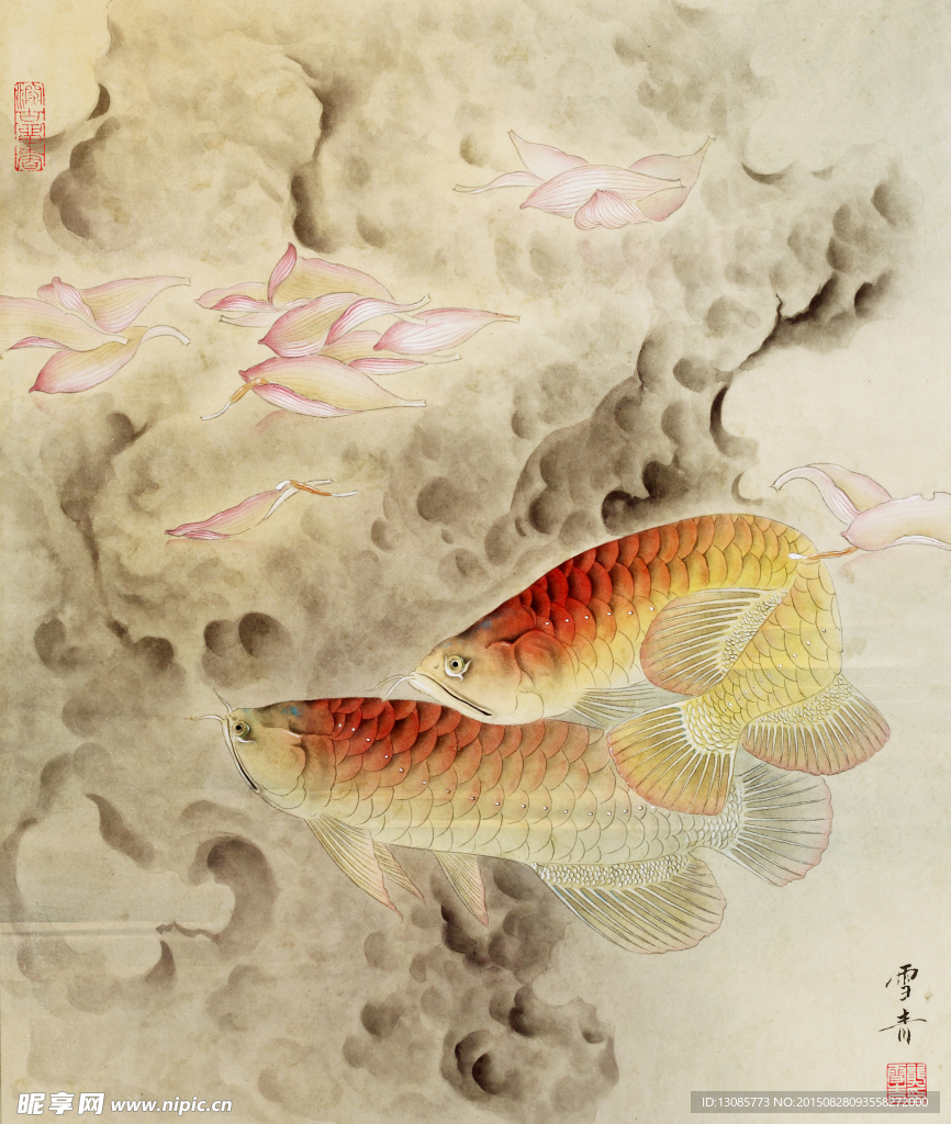 龚雪青工笔画