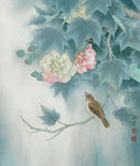 李科宏工笔芙蓉高清图花下歌者
