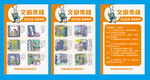 文明乘电梯展板