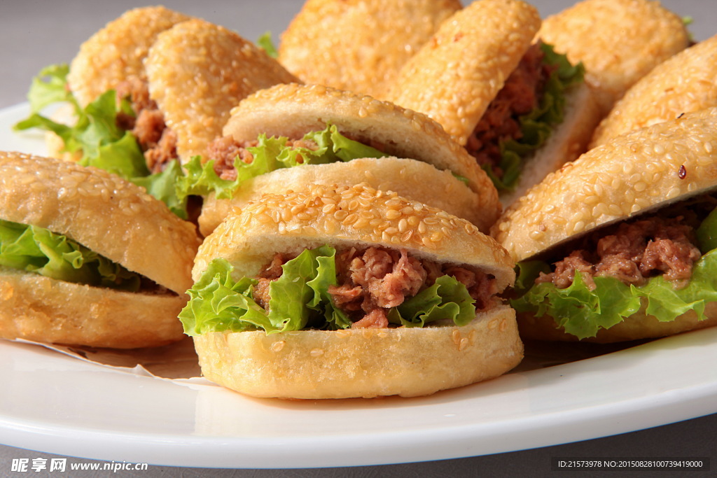 生菜酱肉饼好