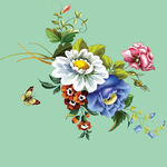蝴蝶与花