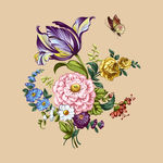 蝴蝶与花