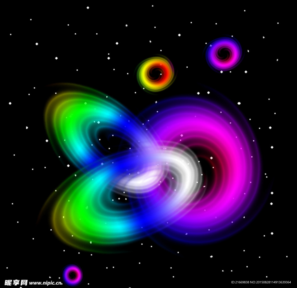 七彩星空