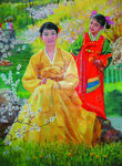 与花斗艳