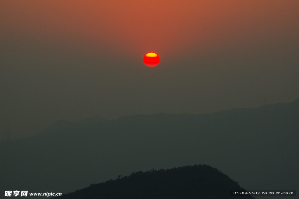 西方红日 红阳下山