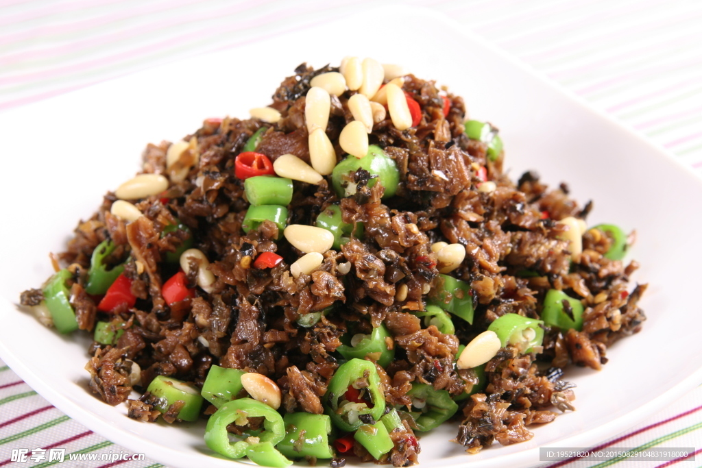 松仁炒干菜