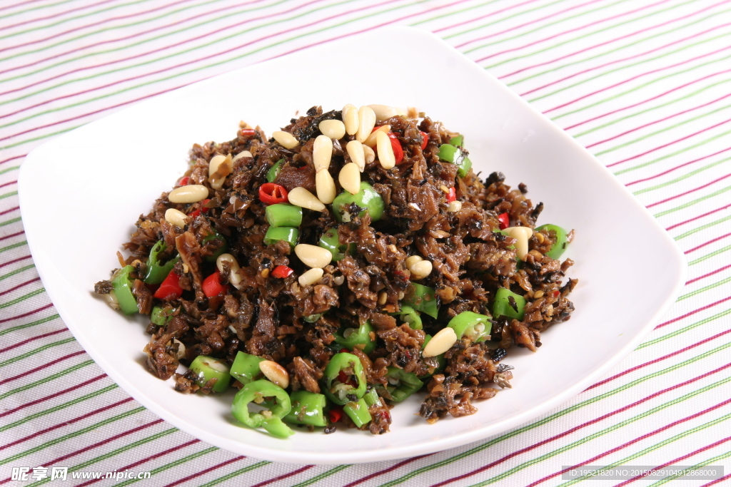 松仁炒干菜