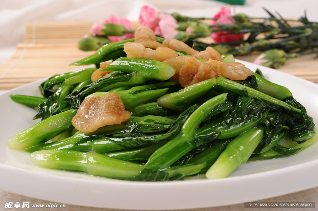 生炒广东菜心