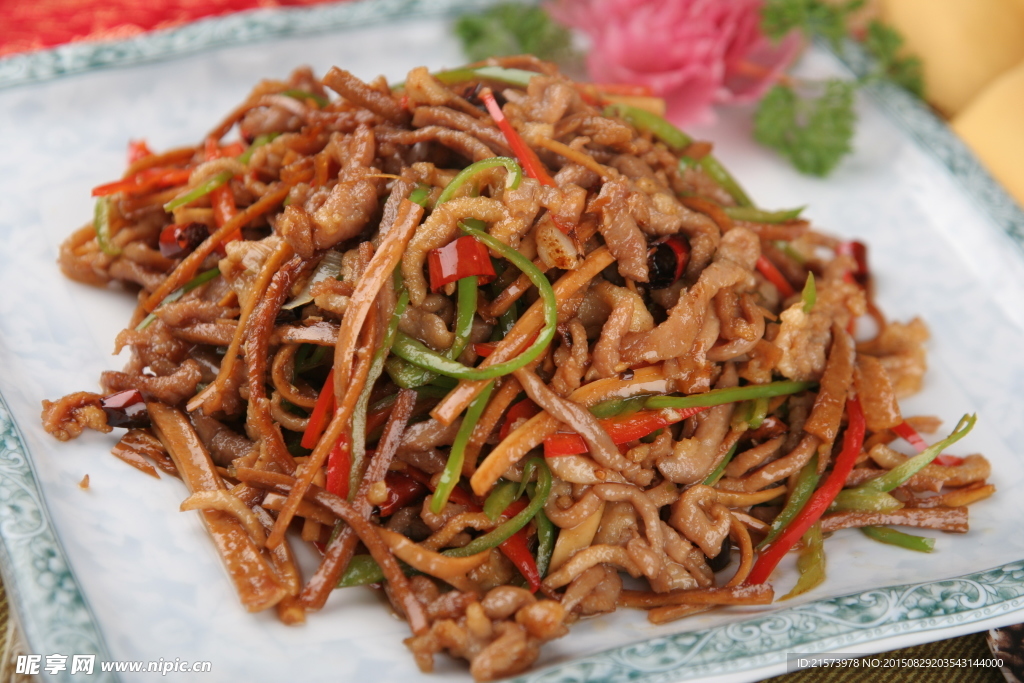 鱼香鸡丝