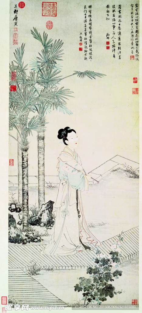唐寅 仕女