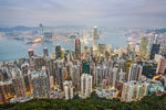璀璨香港维多利亚夜景