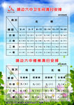 卫生打扫安排