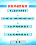 新生报名流程图