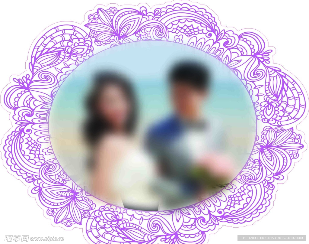 婚礼头像板