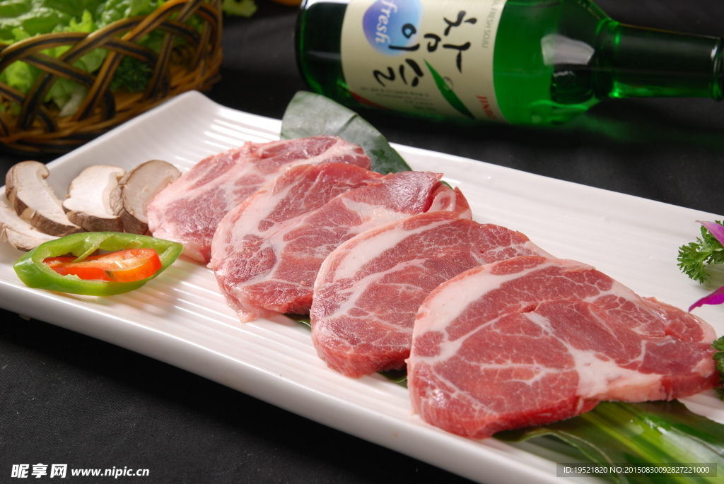 烤梅花肉