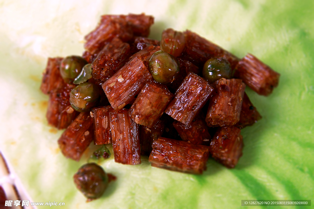 辣条粒特写