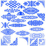 蒙古花纹