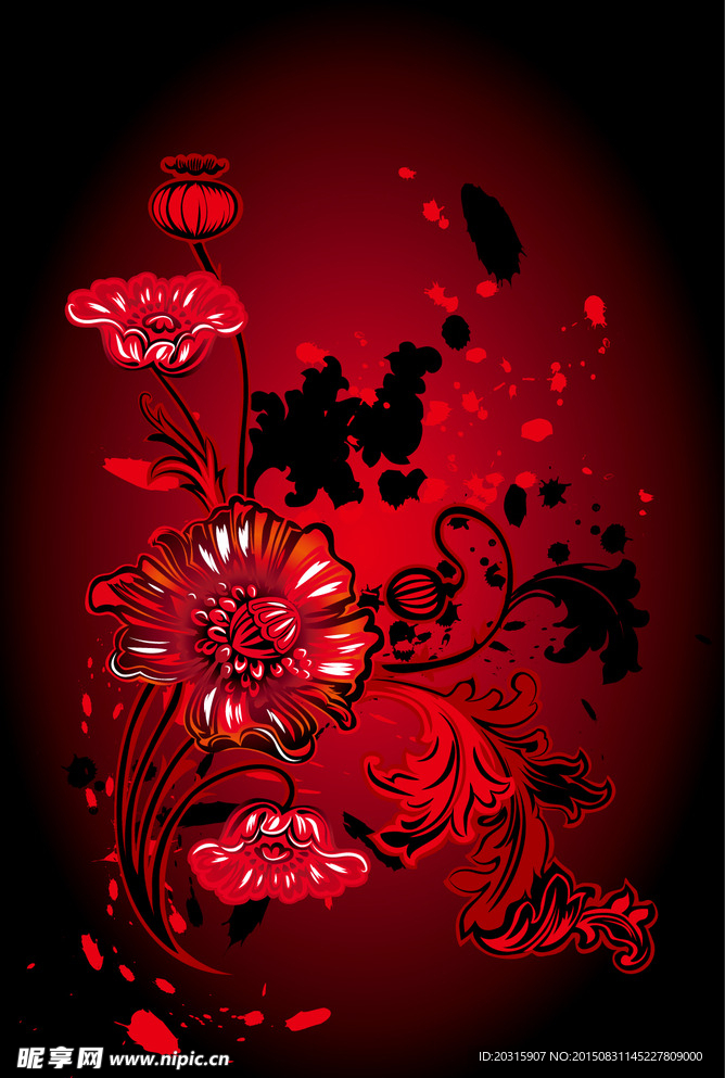 背景花纹