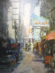 油画街道