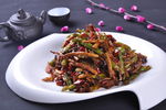干煸豆角茶树菇