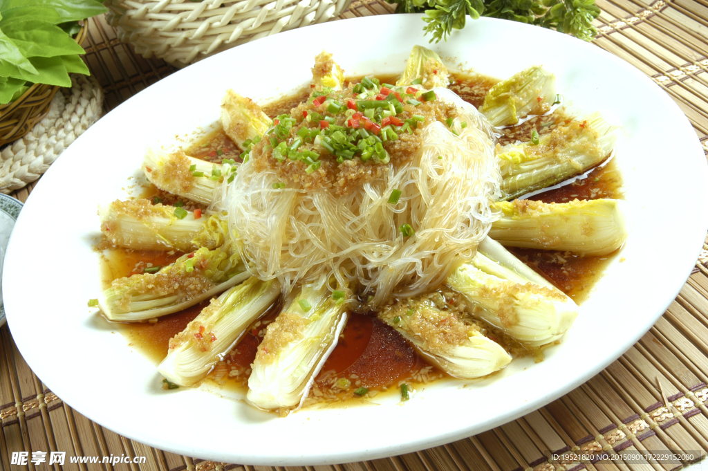 蒜茸粉丝娃娃菜