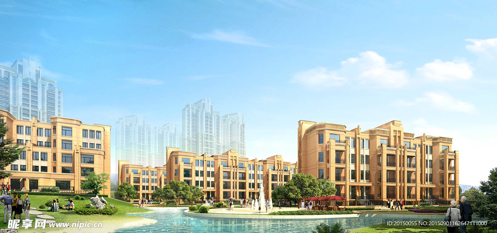 3D建筑效果图