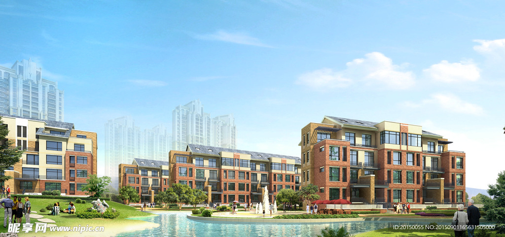 3D建筑效果图